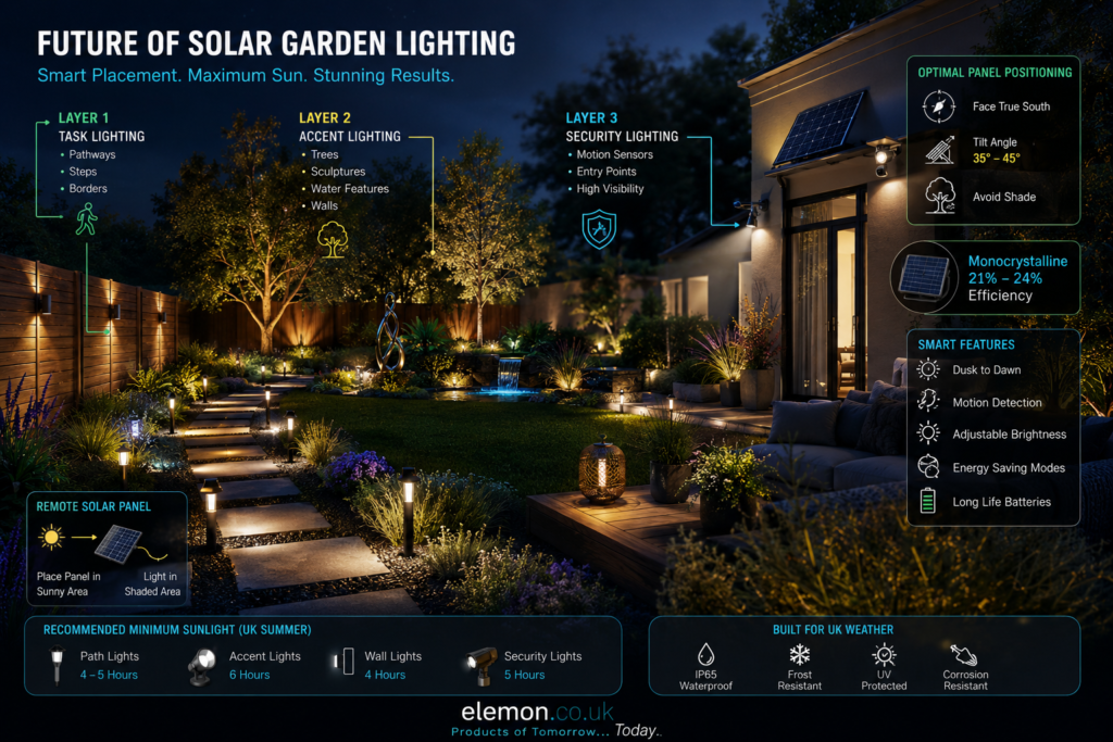 Solar Lighting Placement Map: Best Positions for Garden Solar Lights (UK 2026)